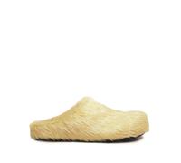 Marni long hair calfskin Fussbett sabot - Yellow 41-42-43-44-45-46-47-48