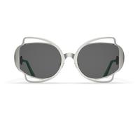 Marni Route Of The Sun Silver J2K Men's Sunglasses Silver Size 60