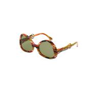 Marni Unisex Marni P1R Anu Ohia Stripes Sunglasses Acetate Fantasy Green Geometric Normal