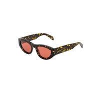 Marni Unisex Rainbow Mountains Havana rossa VGO Sunglasses Acetate Havana Red Round Normal