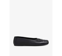 Marni Womens Black Dancer Square-toe Leather Ballerina Flats Eur 37 / 4 Uk Women