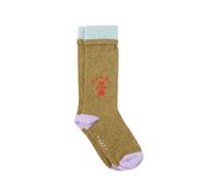 Marni wool-cashmere socks with heraldic logo - Green 10-12