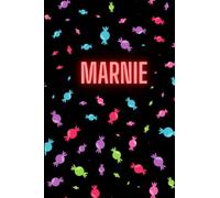 Marnie Personalised Notebook: Candy/Sweets Design, Bright Colourful Fun Journal, Perfect Birthday Present, Christmas Gift, Party Bag Ideas, Secret ... Adults, For Homework, School, College, A5-ish