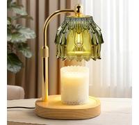 Maromamix Candle Warmer Lamp with Timer - Electric Wax Melt Warmer with Adjustable Height and Dimmer for Scented Candle Wax, Home Fragrance Décor and House Warming Birthday Gifts for Women Mom