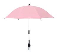Marooma6 Bones Chair Umbrella with Clamp, 32in Stroller Umbrella with Adjustable Clamp Flexible Outdoor Sun Conservation Umbrella Portable Wheelchairs Rainproof Umbrella (C)