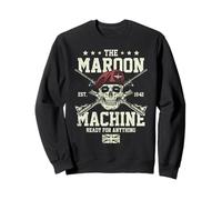 Maroon Machine Ready For Anything UK Parachute Regiment Sweatshirt
