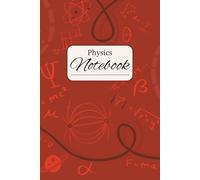 Maroon Physics Notebook: Gridded Notebook | 6 x 9 inches | 100 pages | Students Science Learning