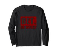 Maroon Red Burgundy BET On Myself Maroon Burgundy Long Sleeve T-Shirt