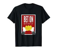 Maroon Red Burgundy Color Bet On Myself-v2 Maroon T-Shirt