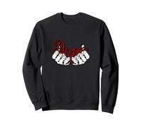 Maroon Red Burgundy Color Hands DOPE Sweatshirt