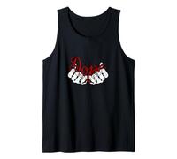Maroon Red Burgundy Color Hands DOPE Tank Top