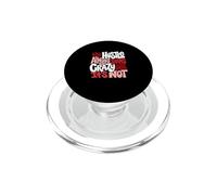 Maroon Red Burgundy Color Hustle Ain't So Crazy Burgundy PopSockets PopGrip for MagSafe