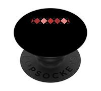 Maroon Red Burgundy Distressed Diamonds Maroon Graphic PopSockets Adhesive PopGrip