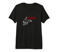 Maroon Red Burgundy Hands, Blam! Burgundy Graphic Premium T-Shirt