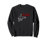 Maroon Red Burgundy Hands, Blam! Burgundy Graphic Sweatshirt