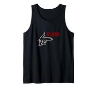 Maroon Red Burgundy Hands, Blam! Burgundy Graphic Tank Top