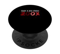 Maroon Red Burgundy Just A Kid From 200X Maroon Burgundy PopSockets Adhesive PopGrip