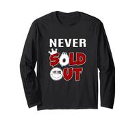 Maroon Red Burgundy Never Sold Out Burgundy Graphic Long Sleeve T-Shirt