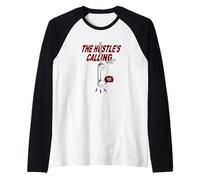 Maroon Red Burgundy Pick Up The Call Maroon Burgundy Raglan Baseball Tee