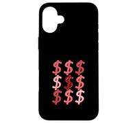 Maroon Red Burgundy So Money Maroon Red Burgundy Graphic Case for iPhone 16 Plus
