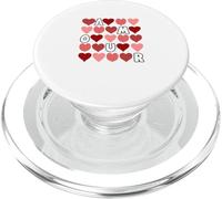 Maroon Red Burgundy Spell Out The Love Maroon Red Burgundy PopSockets PopGrip for MagSafe