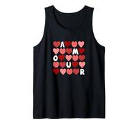 Maroon Red Burgundy Spell Out The Love Maroon Red Burgundy Tank Top