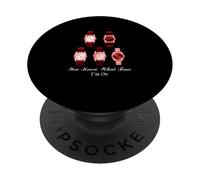 Maroon Red Burgundy The Time I'm On Maroon Burgundy PopSockets Adhesive PopGrip