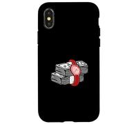 Maroon Red Burgundy Time/Money Maroon Burgundy Case for iPhone X/XS