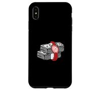 Maroon Red Burgundy Time/Money Maroon Burgundy Case for iPhone XS Max