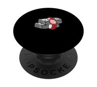 Maroon Red Burgundy Time/Money Maroon Burgundy PopSockets Adhesive PopGrip