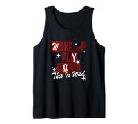 Maroon Red Burgundy Woke Up Fly - It Keeps Happening! Tank Top