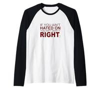 Maroon Red Burgundy You Can Hate Me Now Burgundy Graphic Raglan Baseball Tee