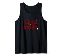 Maroon Red Burgundy You Can Hate Me Now Burgundy Graphic Tank Top