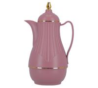 (Maroon) Royalford Glass Insulated Vacuum Thermal Flask Jug
