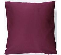 Maroon Size 12x12 Inches Plain Poly Cotton Cushion Cover Solid Blank Square Cushion Covers Decorative Cushion Case Throw Pillow cases for Bedroom Living Room Sofa Bed Car Seat Floor