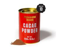 MAROU - 100% Pure Cacao Powder | Raw & Unsweetened | Vegan, Sugar Free, Non-Alkaline | 250 g Tin | Origin Vietnam (Case-Pack 10)