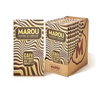 MAROU - 44% Cacao Milk Vietnamese Coffee Chocolate Bar | Transparent Direct Trade | No Additives, Soy Free | Single Origin Vietnam (Case-Pack 20)