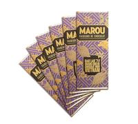 MAROU - 70% Dark Mini Chocolate Bar | Transparent Direct Trade | Vegan, Gluten Free, No Additives, Soy Free | Dak Lak Region | Single Origin Vietnam (6-Pack)