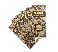 MAROU - 70% Dark Mini Chocolate Bar | Transparent Direct Trade | Vegan, Gluten Free, No Additives, Soy Free | Tien Giang Region | Single Origin Vietnam (6-Pack)
