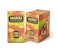 MAROU - Ginger & Lime 69% Dark Chocolate Bar | Transparent Direct Trade | Vegan, Gluten Free, No Additives, Soy Free | Ba Ria Single Origin Vietnam (Case-Pack 10)