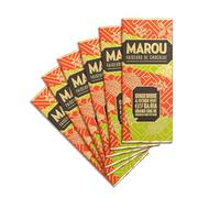 MAROU - Ginger & Lime 69% Dark Mini Chocolate Bar | Transparent Direct Trade | Vegan, Gluten Free, No Additives, Soy Free | Ba Ria Single Origin Vietnam (6-Pack)