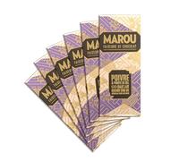 MAROU - Pepper & Salt 66% Dark Mini Chocolate Bar | Transparent Direct Trade | Vegan, Gluten Free, No Additives, Soy Free | Dak Lak Region | Single Origin Vietnam (6-Pack)