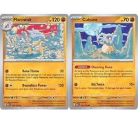 Marowak 105/165 - Cubone - Pokemon 151 - Evolution 2 Card Set - Holo Rare - English