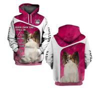 MaroYanYML Chow Chow/Chihuahua/Labrador Hoodies 3D Graphic Printed When I Saw You I Fell in Love Animals Hoodie Pets Dog Pocket Pullover Sweatshirt Men's Clothing