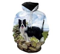 MaroYanYML Puppy Dog 3D Printed Sweatshirt Women's Men's Dog Dad Dog Mom Long Sleeve Pullover Hoodie Dog Lovers Streetwear