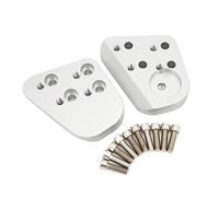 MARQI Handlebar Risers Handlebar Riser For BMW R1200RT R1150RT R1100RT R1100R R1150R R 1100 1150 1200 RT R Motorcycle Accessories Parts Motorcycle Handlebar Risers (Color : Silver)