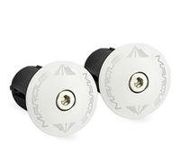 MARQUE Alloy ENZ Handle Bar End Plugs - 2PCS per Set (White)