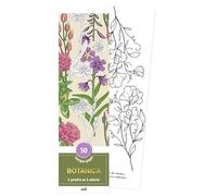 Marque-pages - Botanica: 50 marque-pages à peindre ou à colorier