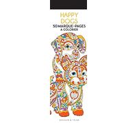 Marque-pages Happy dogs: 50 marque-pages à colorier