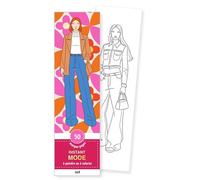 Marque-pages - Instant Mode: 50 marque-pages à peindre ou à colorier